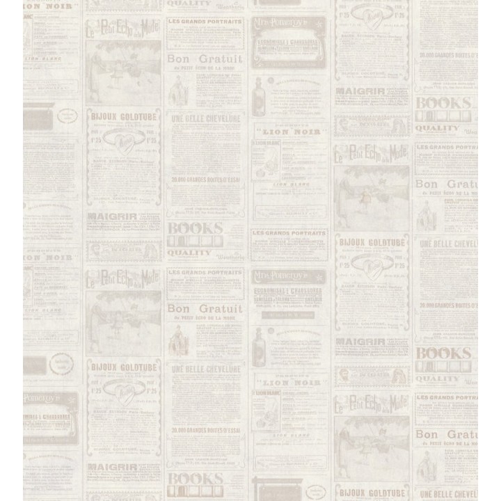 Papel pintado collage de anuncios de periódico - Fiama 342496