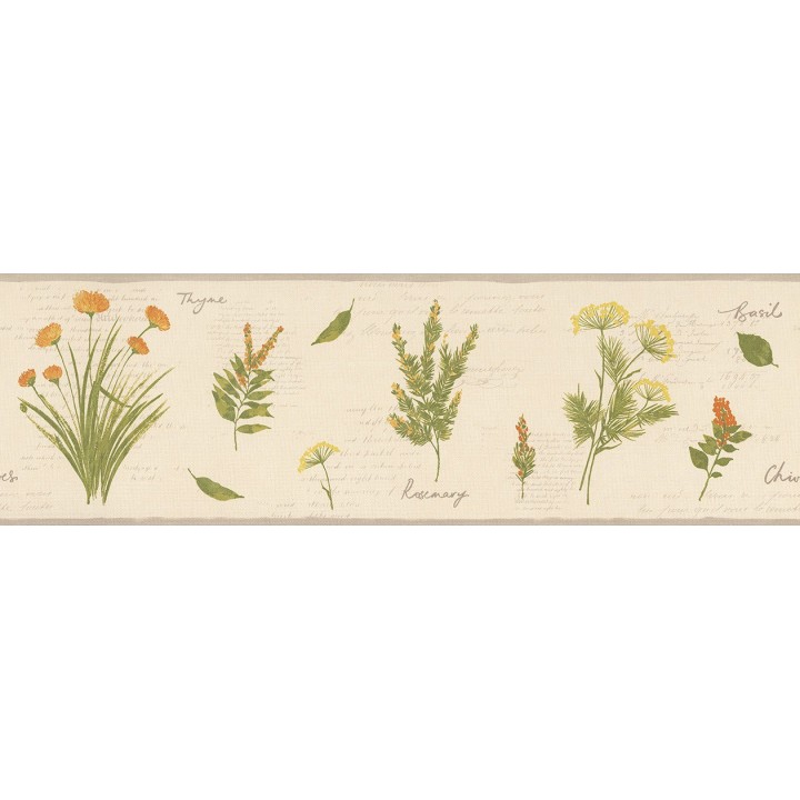 Cenefa Lavender Leaves - 342707