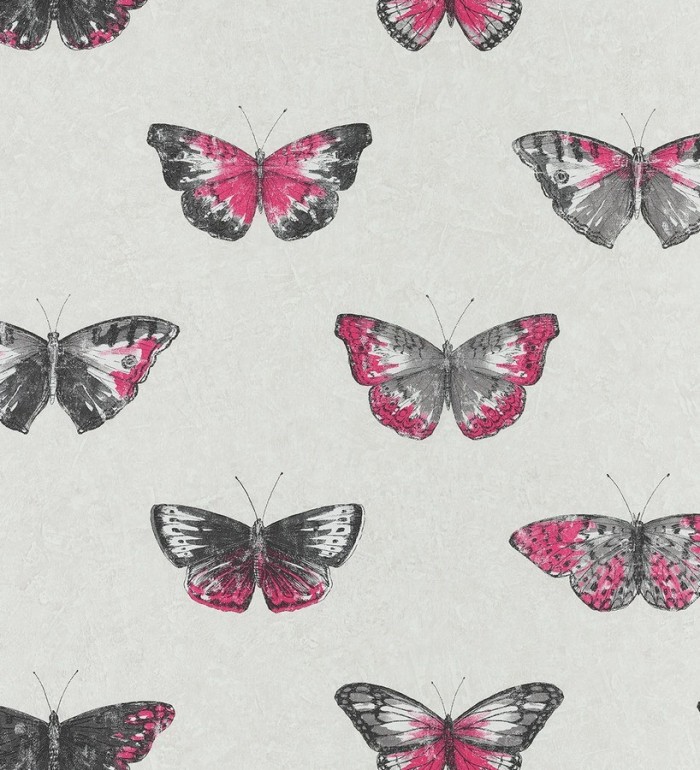 Papel pintado mariposas grandes juveniles - Farfalle 342791