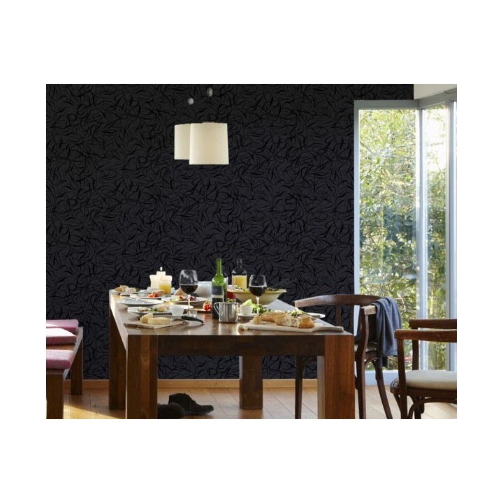 Papel pintado con trazos y garabatos modernos - Sonata 421502