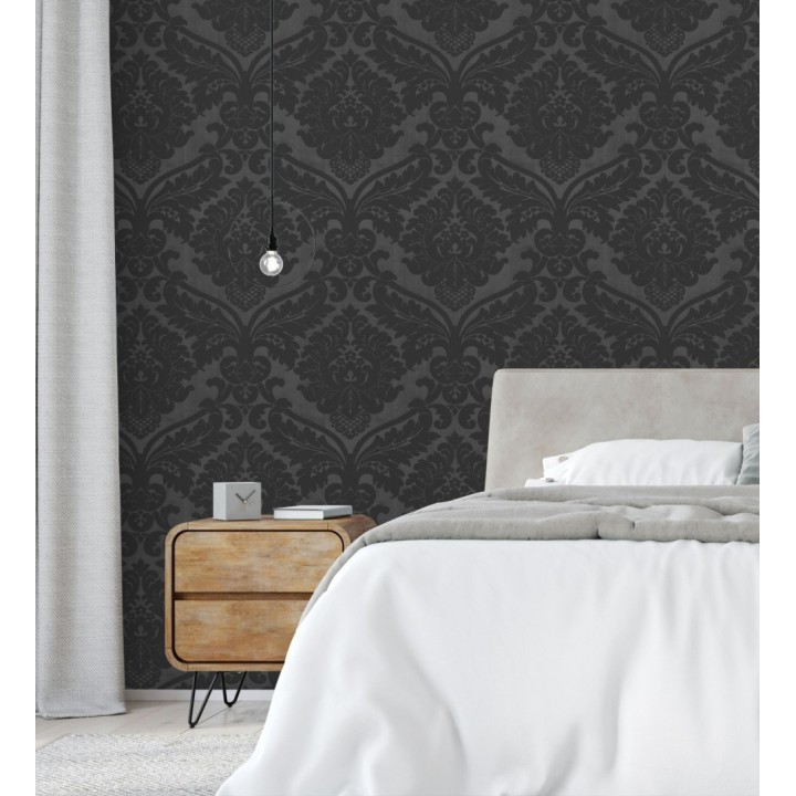 Papel pintado damasco ornamental de corte victoriano - Senso 421504