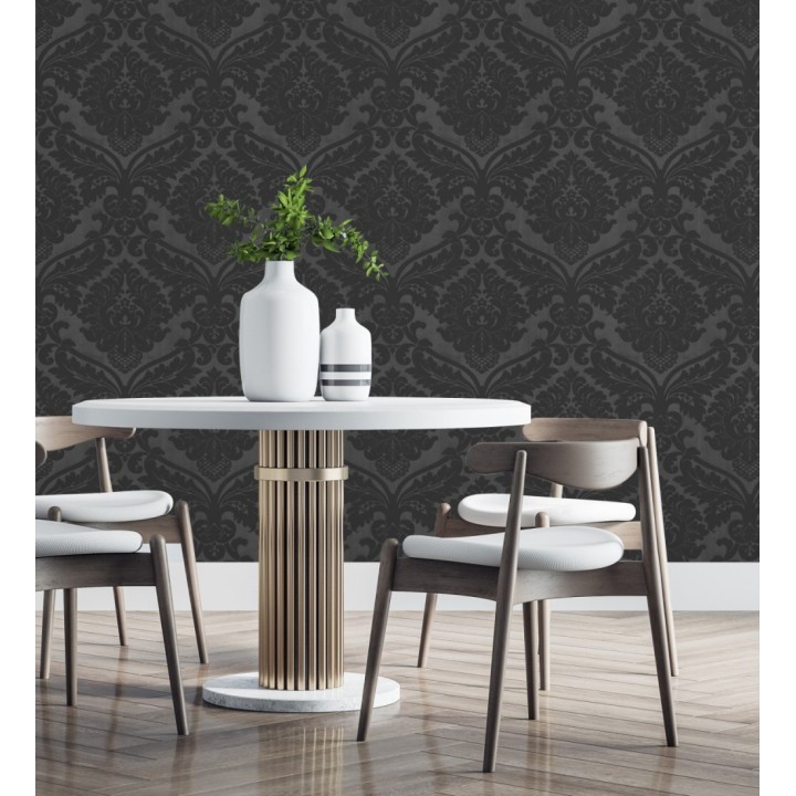 Papel pintado damasco ornamental de corte victoriano - Senso 421504