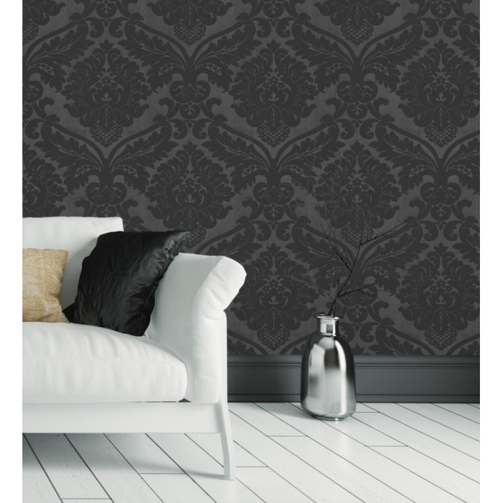 Papel pintado damasco ornamental de corte victoriano - Senso 421504