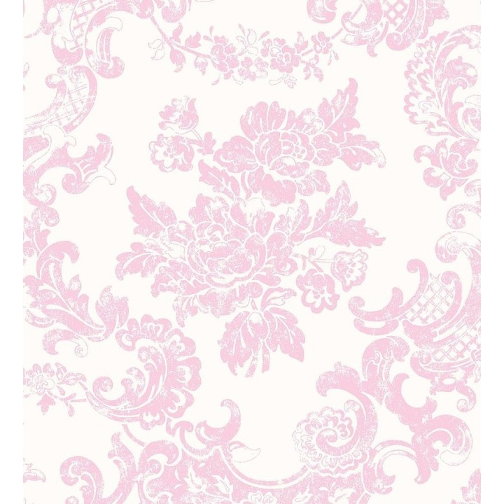 Papel pintado de flores y elementos ornamentales - Isadora 421562