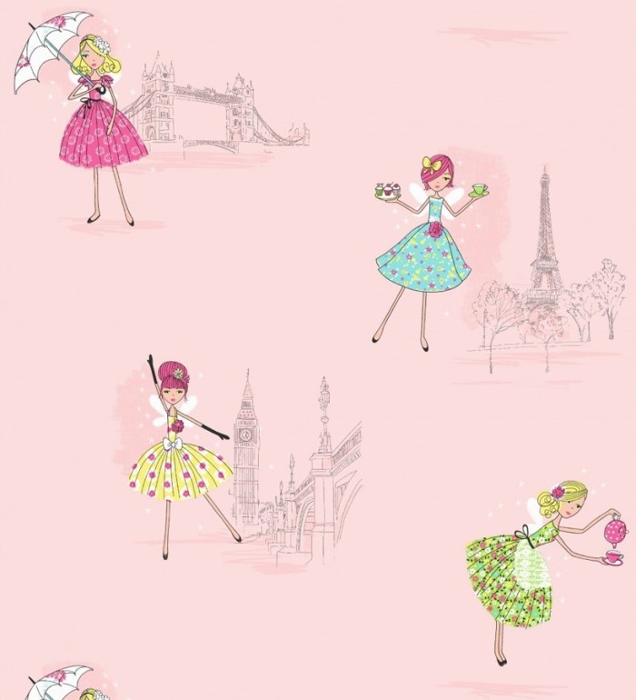 Papel pintado de hadas modernas en ciudades europeas - Girls In The City 421565