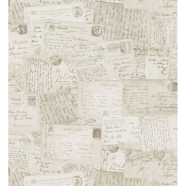 Papel pintado de postales y cartas antiguas vintage - First Cards 421588
