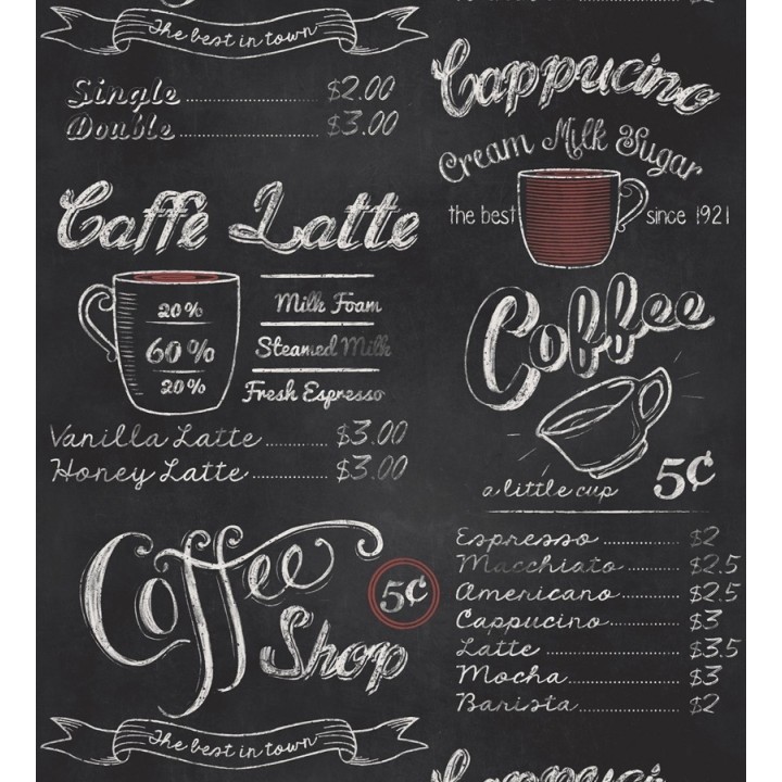 Papel pintado tienda de café - Coffee Shop 421621