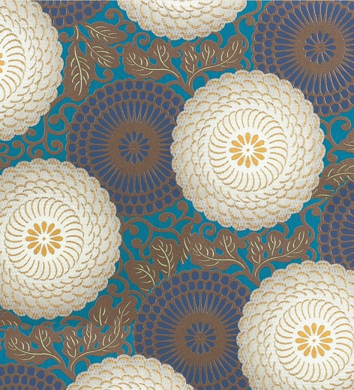 Papel pintado flor geométrica nórdica - Lomba Nordic 421637