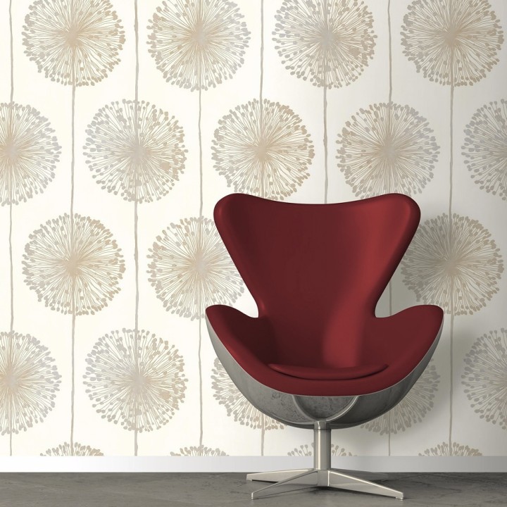 Papel pintado nórdico de dientes de león - Dandelion Nordic 421645