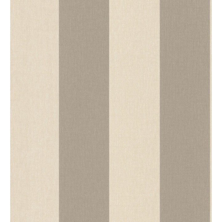 Papel pintado rayas tostado y marrón imitación textil - Raya Connor 451834
