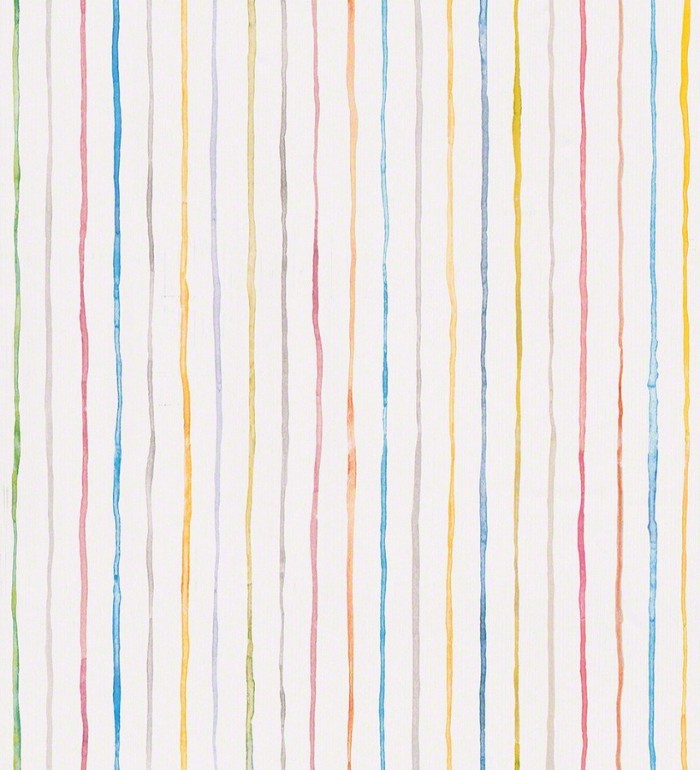 Papel pintado rayas de acuarela infantiles - Raya Watercolor Stains 452205