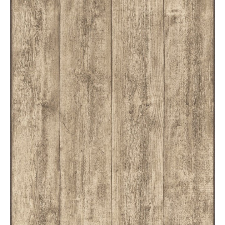 Papel pintado madera de roble natural en listones - Capri 453148
