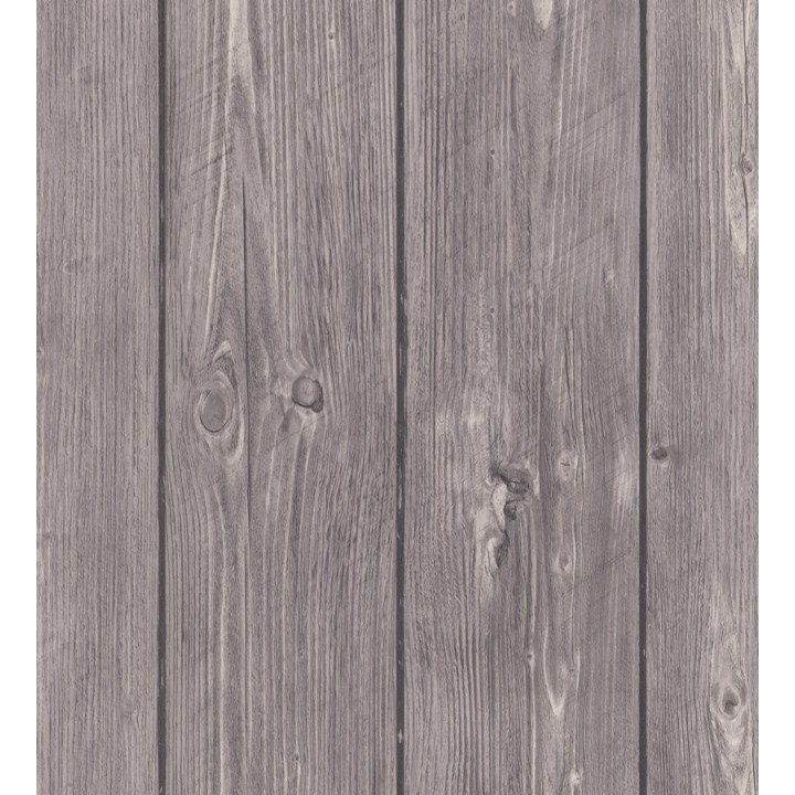 Papel pintado listones madera tablas oscuras vinílico - Monteleva 453167