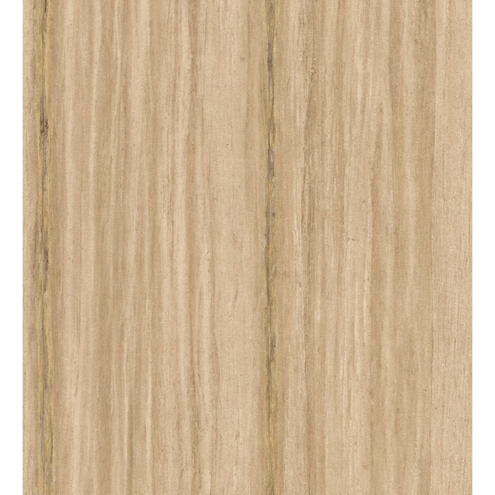 Papel pintado imitación madera veteada marrón camel claro - Byron 453184