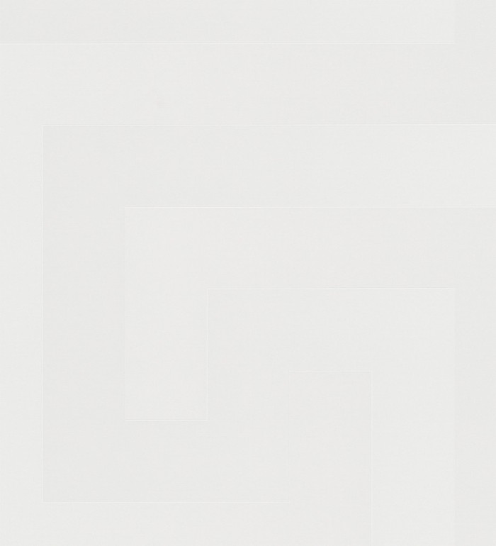 Papel pintado laberinto romano metalizado blanco y gris - Flavio 453384