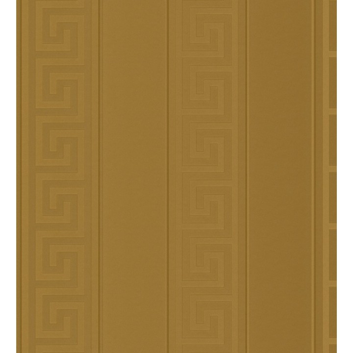 Papel pintado rayas finas doradas friso romano dorado - Raya Flavio 453389