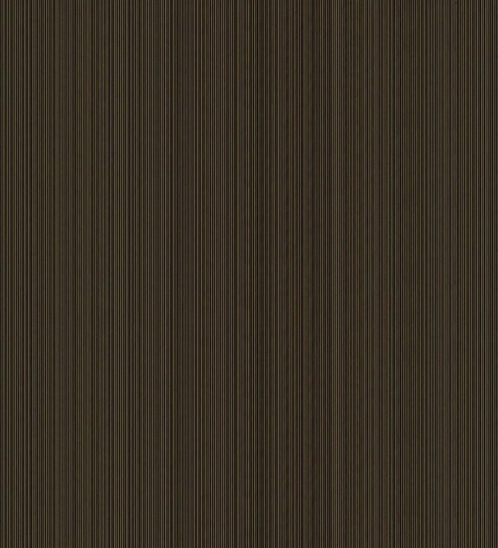Papel pintado rayas diplomática veteada dorado fondo negro - Ocelo 453394