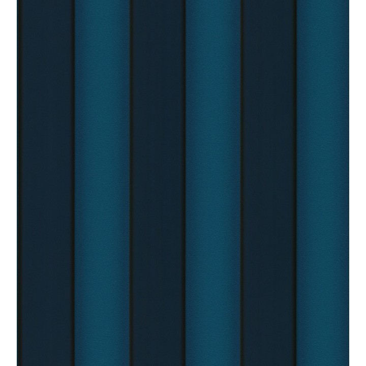 Papel pintado rayas modernas azul cobalto y azul azabache - Raya Saltanis 453405