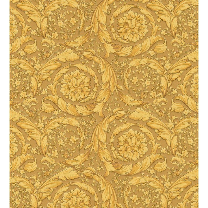 Papel pintado barroco italiano dorado de lujo - Orsini 453430