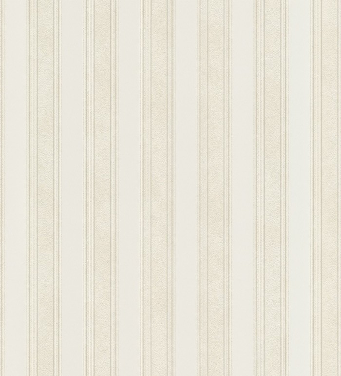 Papel pintado rayas clásicas blanco nacarado - Raya Fancelli 453444
