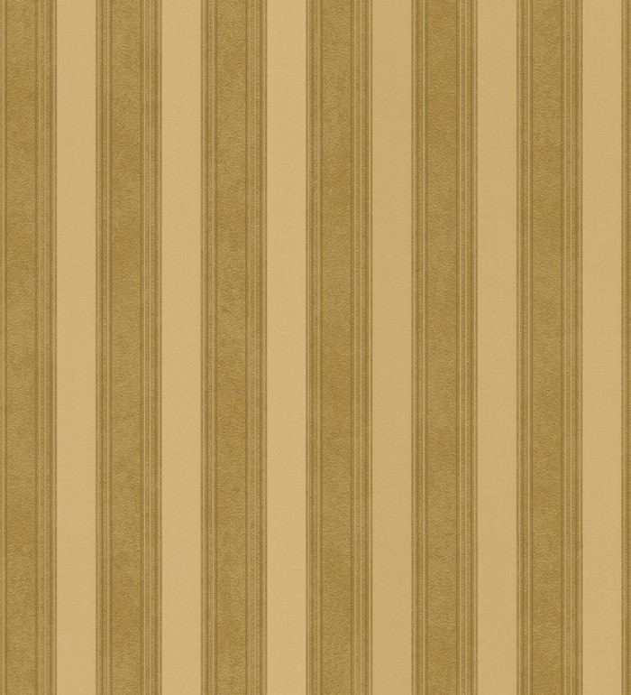 Papel pintado rayas clásicas doradas metalizado - Raya Fancelli 453446