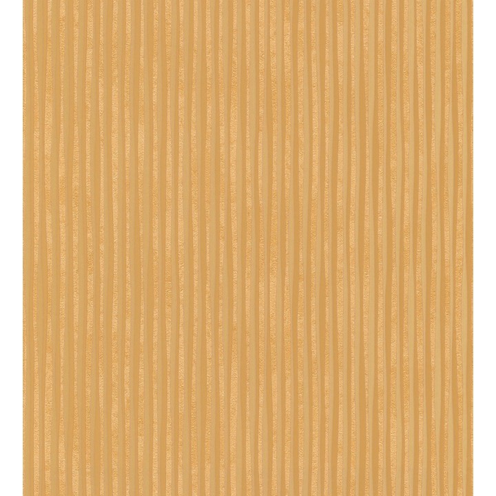 Papel pintado rayas finas cobre metalizado - Raya Lulú 453449