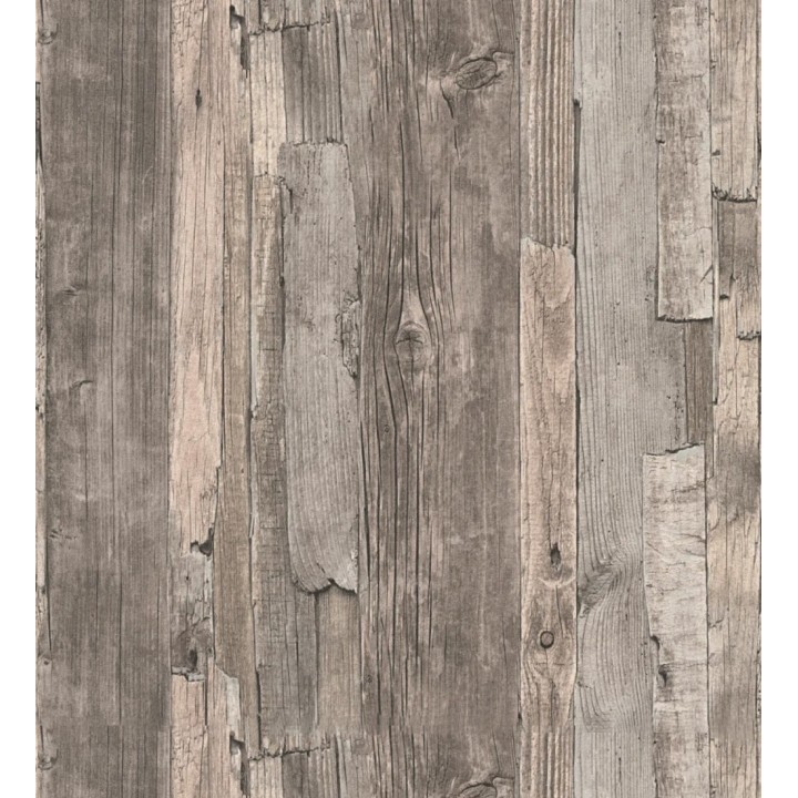 Papel pintado madera desgastada natural estilo rústico - Antares 453786