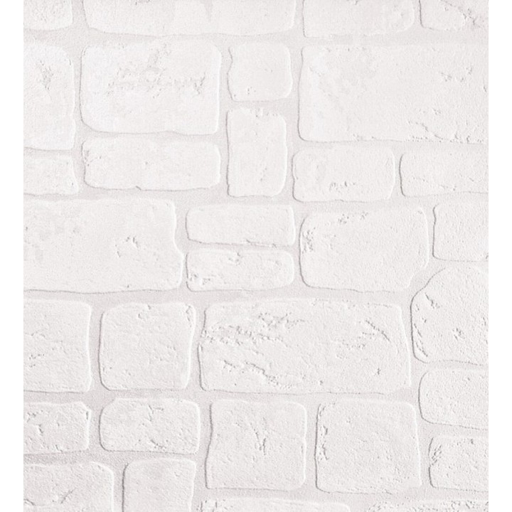 Papel pintado muro blanco de piedra moderno - Portland 453817