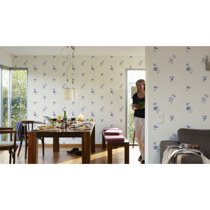 Papel pintado flores artísticas para cocinas - Heladia 453865