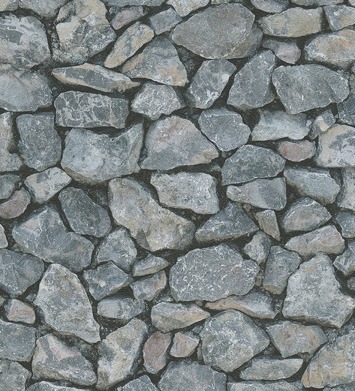 Papel pintado fotográfico muro de piedra rústico - Loire 453873