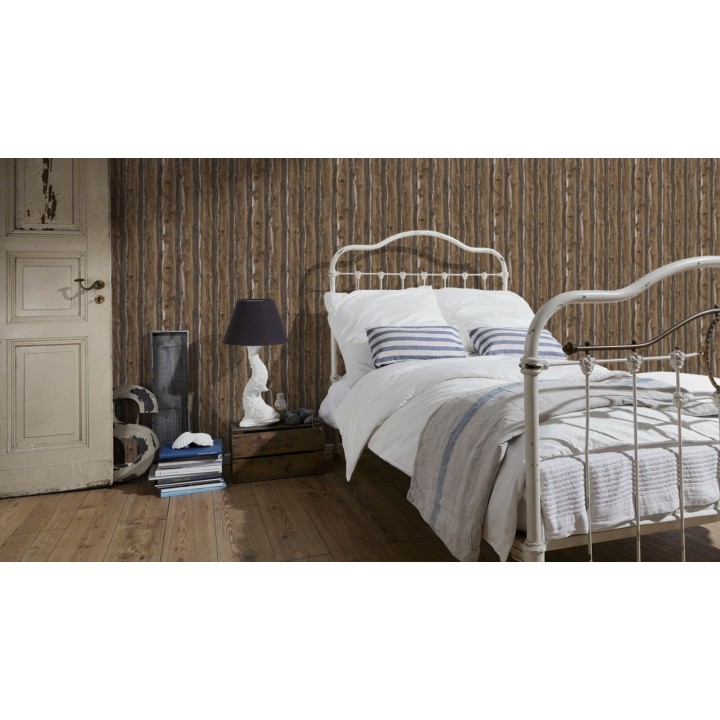 Papel pintado madera rural campestre - Sagres 453876