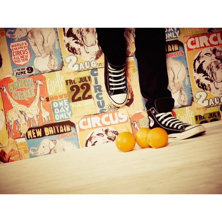 Papel pintado collage de carteles de circo - Boccioni 453878