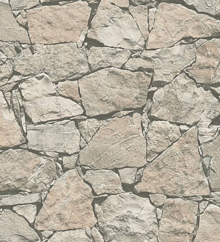 Papel pintado muro rústico de piedra caliza - Ovidio 453881
