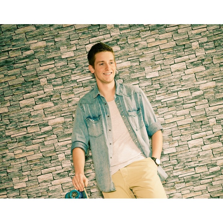 Papel pintado muro de piedra rústico - Leliano 453883