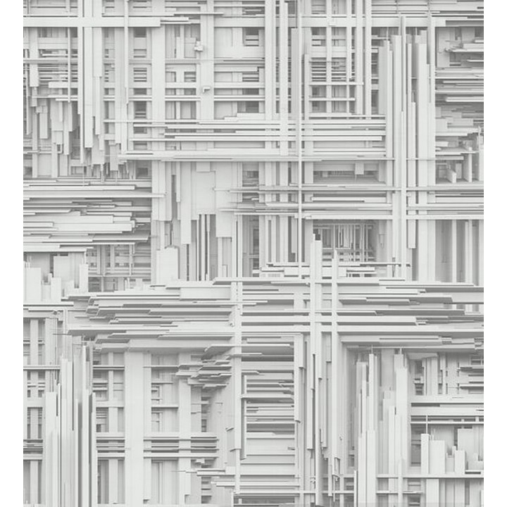 Papel pintado efecto 3D con estructuras abstractas - Ludacris 454667