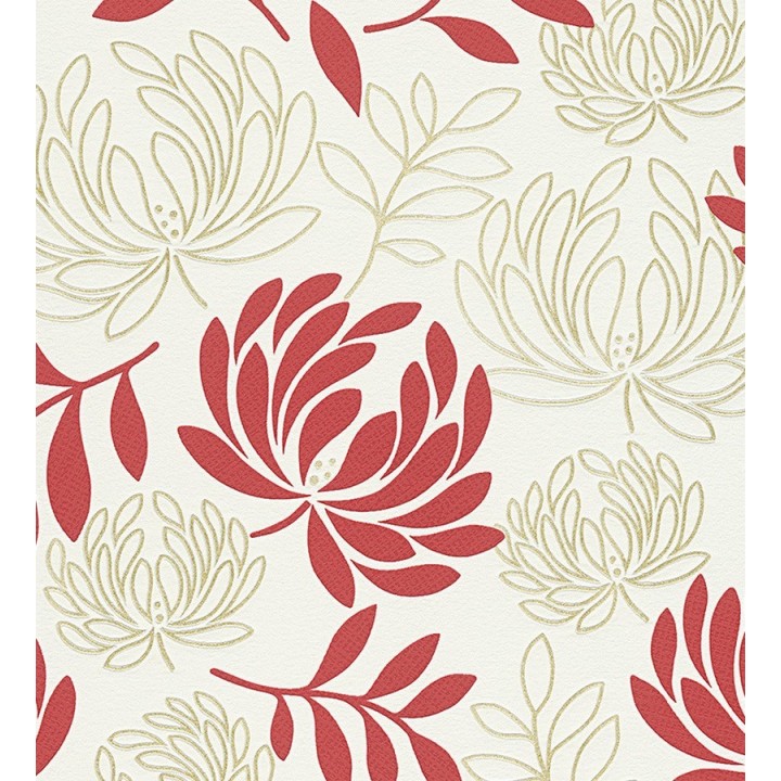 Papel pintado de círculos entrelazados estilo Retro - Oralia 455619