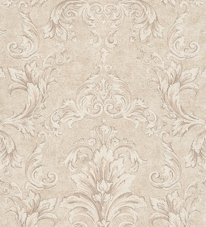 Papel pintado damasco Shabby Chic clásico - Eraldo 455812