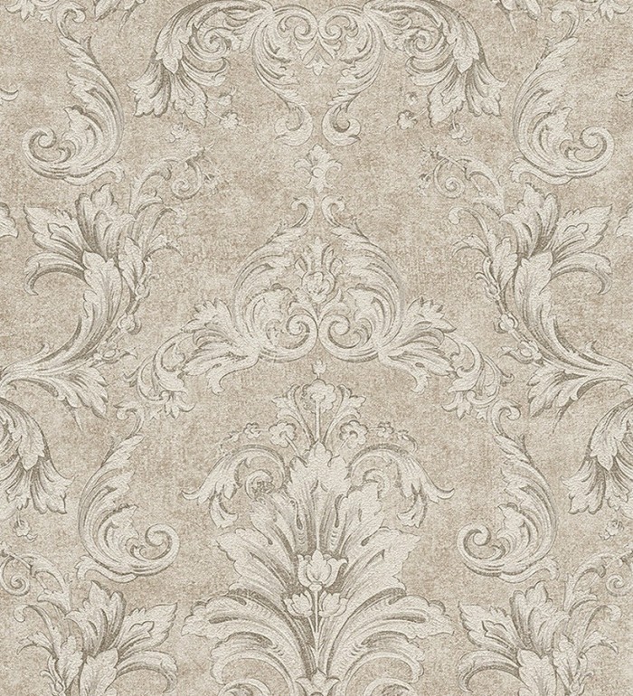 Papel pintado damasco Shabby Chic clásico - Eraldo 455813