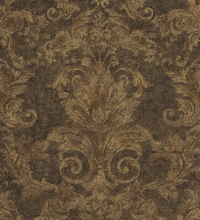 Papel pintado damasco floral clásico - Sacchetti 455816