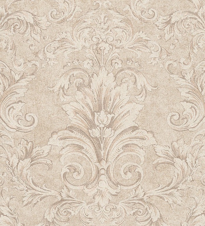 Papel pintado damasco floral clásico - Sacchetti 455817
