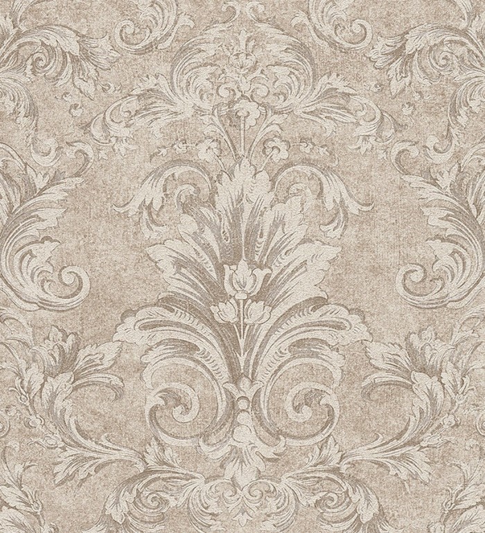 Papel pintado damasco floral clásico - Sacchetti 455818