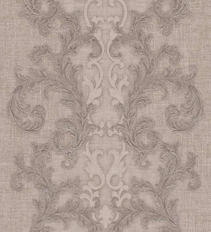 Papel pintado volutas clásicas verticales - Palermo 455843