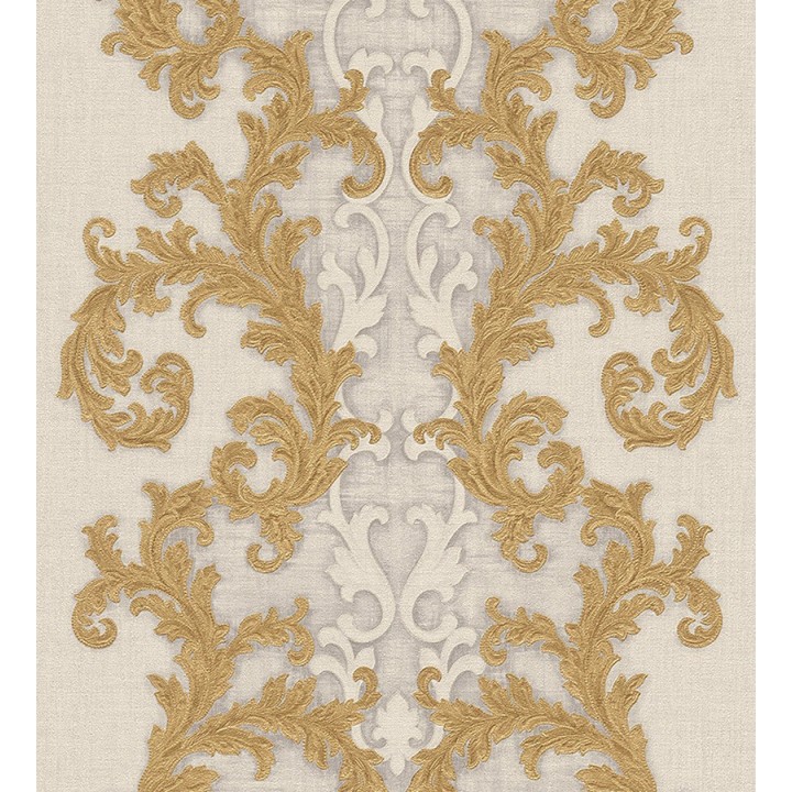 Papel pintado volutas clásicas verticales - Palermo 455846