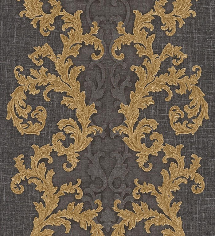 Papel pintado volutas clásicas verticales - Palermo 455848