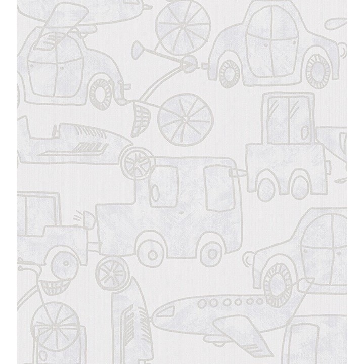 Papel pintado aviones y coches infantiles - Automotive 455930