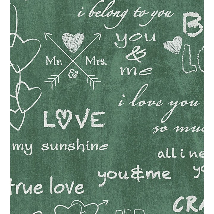 Papel pintado letras y mensajes en pizarra - Flavors 455935