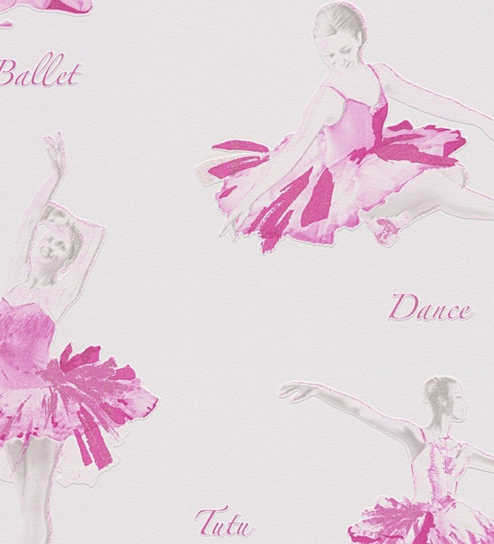 Papel pintado juvenil bailarinas románticas - Le Tutu 455946