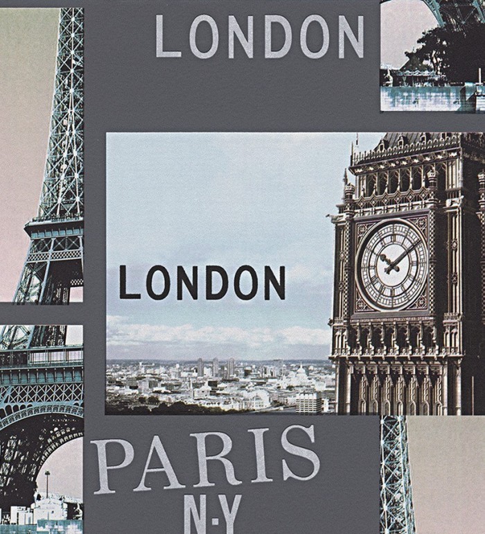 Papel pintado urbano monumentos de Londres y París - Cromwell 455993