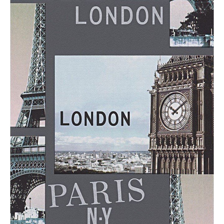 Papel pintado urbano monumentos de Londres y París - Cromwell 455993