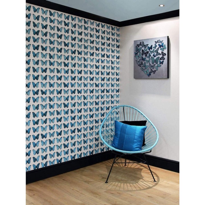 Papel pintado mariposas vintage - Nerina 563672